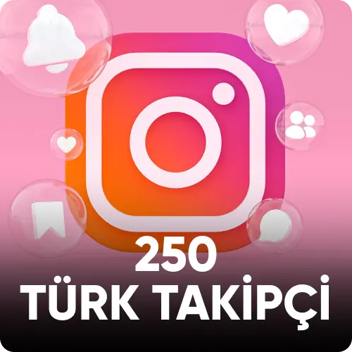 250 İnstagram Türk Takipçi Organik Garantili