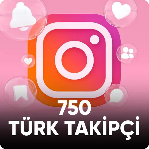 750 İnstagram Türk Takipçi Organik Garantili