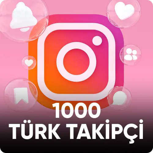 1k İnstagram Türk Takipçi Organik Garantili